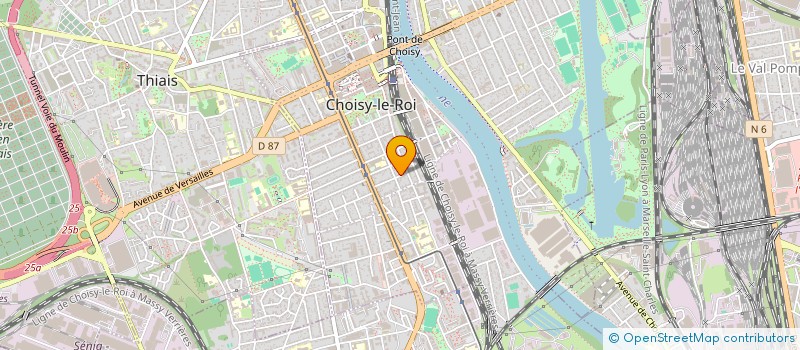 localisation de l'entreprise ASSOCIATION SOLIDARITE CAYES JACMEL à CHOISY-LE-ROI