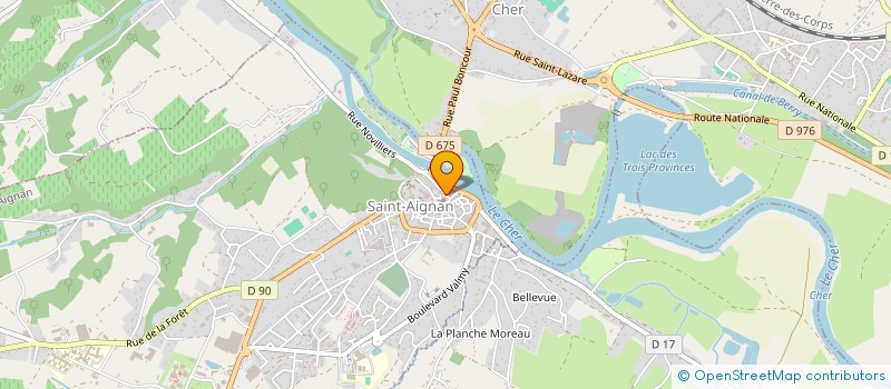 localisation de l'entreprise ASSOCIATION SOLIDARITE CHOMEURS à SAINT-AIGNAN