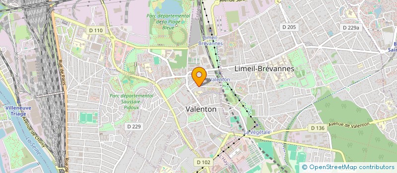 localisation de l'entreprise ASSOCIATION SOLIDARITE COLINOISE D'HAITI  VALENTON