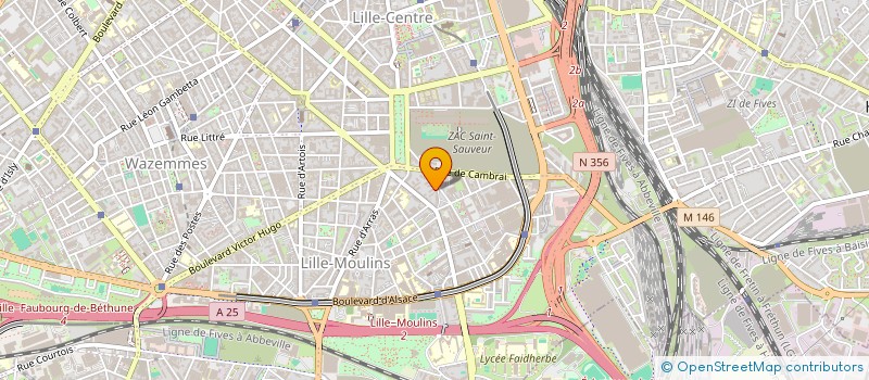 localisation de l'entreprise ASSOCIATION SOLIDARITE, CULTURE ET INSERTION DES AFGHANS à LILLE