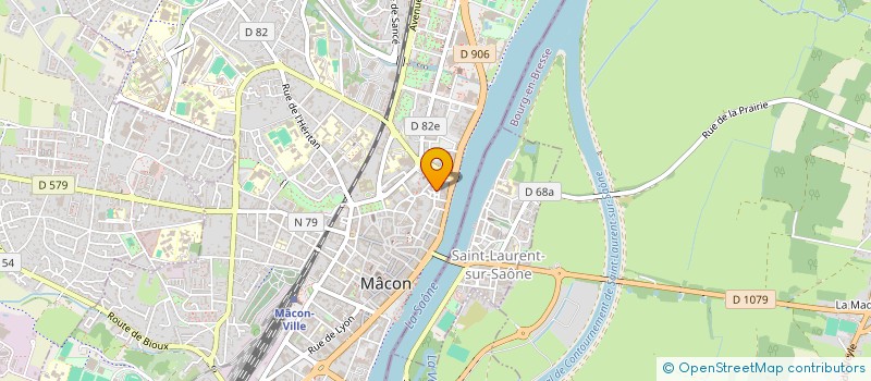 localisation de l'entreprise ASSOCIATION SOLIDARITE DES GABONAIS DE MACON à MACON