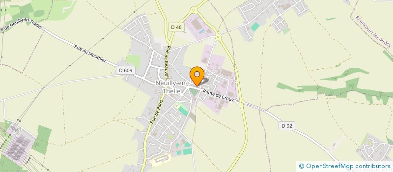 localisation de l'entreprise ASSOCIATION SOLIDARITE DES RESSORTISSANTS DE NIAGUE  NEUILLY-EN-THELLE