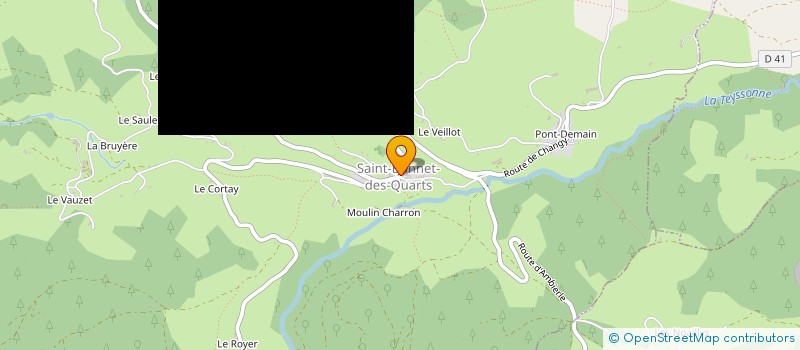 localisation de l'entreprise ASSOCIATION SOLIDARITE DU CANTON DE LA PACAUDIERE  LA PACAUDIERE