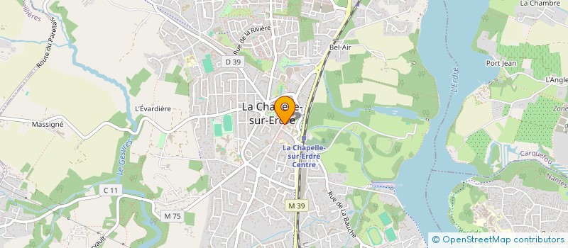 localisation de l'entreprise ASSOCIATION SOLIDARITE EMPLOI à LA CHAPELLE-SUR-ERDRE