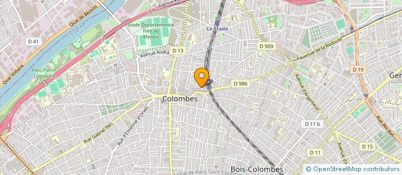 localisation de l'entreprise ASSOCIATION SOLIDARITE EMPLOI CHOMAGE à COLOMBES