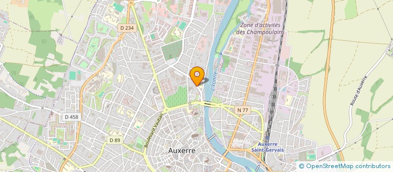 localisation de l'entreprise ASSOCIATION SOLIDARITE ENFANTS DU MONDE à AUXERRE