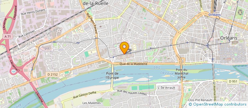 localisation de l'entreprise ASSOCIATION SOLIDARITE ENFANTS HANDICAPES EN AFRIQUE à ORLEANS