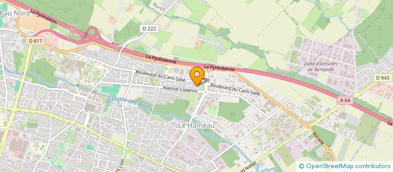 localisation de l'entreprise ASSOCIATION SOLIDARITE ET CITOYENNETE à PAU