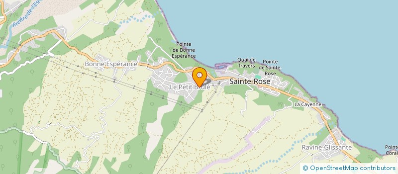 localisation de l'entreprise ASSOCIATION SOLIDARITE ET DEVELOPPEMENT à SAINTE-ROSE