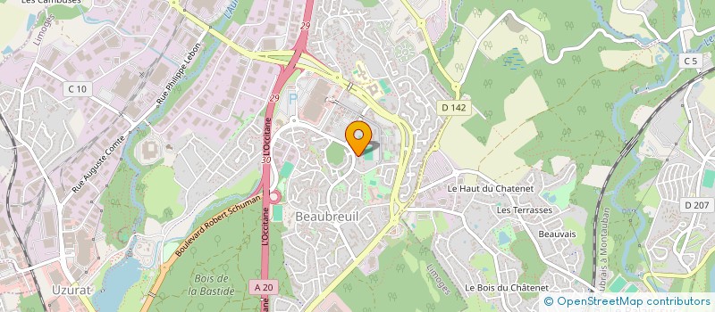 localisation de l'entreprise ASSOCIATION SOLIDARITE ET LOISIR à LIMOGES