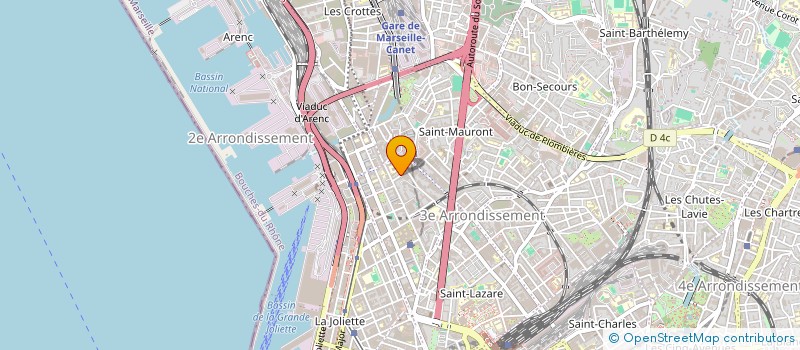 localisation de l'entreprise ASSOCIATION SOLIDARITE ET PARTAGE à MARSEILLE