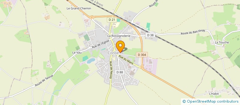 localisation de l'entreprise ASSOCIATION SOLIDARITE ET TRAVAIL à CONLIE