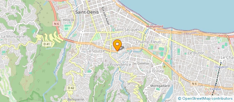 localisation de l'entreprise ASSOCIATION SOLIDARITE FAMILLE DIONYSIENNE à SAINT-DENIS