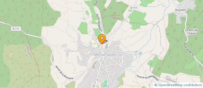 localisation de l'entreprise ASSOCIATION SOLIDARITE FRATERNITE AMOUR ET EPICERIE SOLIDAIRE  MONTARNAUD