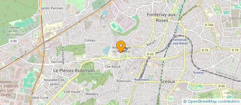 localisation de l'entreprise ASSOCIATION SOLIDARITE INSERTION à LE PLESSIS-ROBINSON