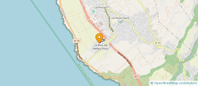 localisation de l'entreprise ASSOCIATION SOLIDARITE-INTER-GENERATION à SAINT-LEU