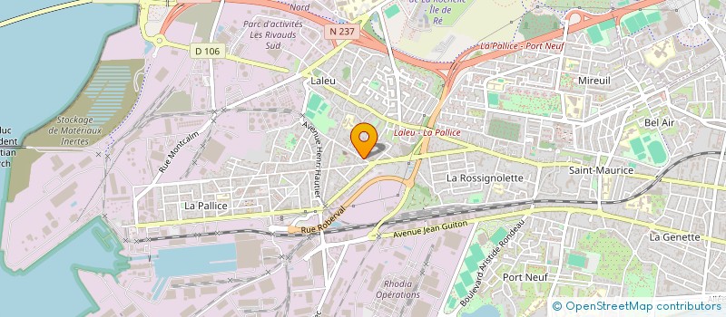 localisation de l'entreprise ASSOCIATION SOLIDARITE MIGRANTS A LA ROCHELLE  LA ROCHELLE