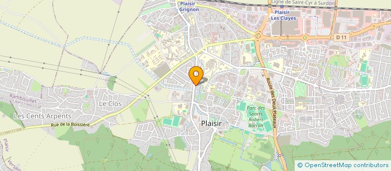 localisation de l'entreprise ASSOCIATION SOLIDARITE MUTUELLE ET ENTRAIDE à PLAISIR