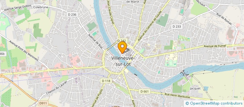 localisation de l'entreprise ASSOCIATION SOLIDARITE RESEAU EDUCATION SANS FRONTIERES 47  VILLENEUVE-SUR-LOT