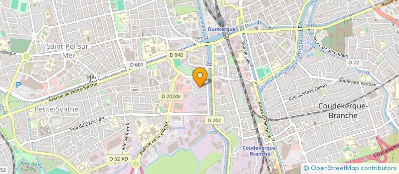 localisation de l'entreprise ASSOCIATION SOLIDARITE SANS FRONTIERES à DUNKERQUE