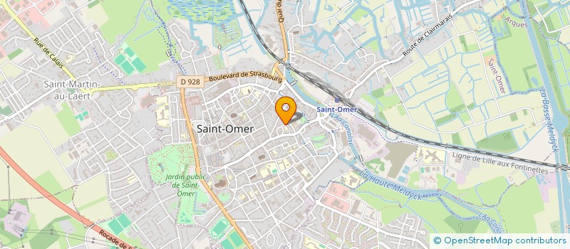 localisation de l'entreprise ASSOCIATION SOLIDARITE TRAVAIL  SAINT-OMER