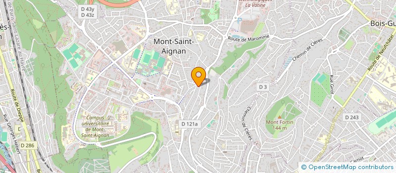 localisation de l'entreprise ASSOCIATION SOLIDARITE UKRAINE NORMANDIE  MONT-SAINT-AIGNAN