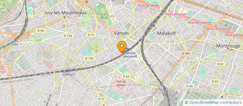 localisation de l'entreprise ASSOCIATION SOLIDARITE VANVES MALI à VANVES