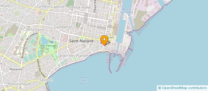 localisation de l'entreprise ASSOCIATION SOLIDARITES ET CREATIONS à SAINT-NAZAIRE