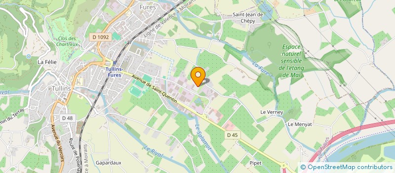 localisation de l'entreprise ASSOCIATION SOLIDOR  TULLINS