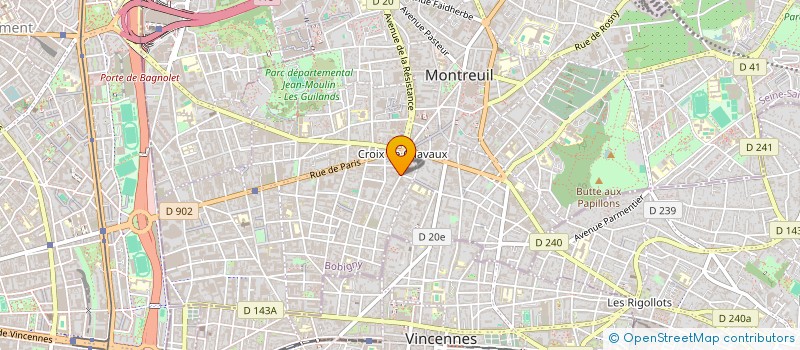 localisation de l'entreprise ASSOCIATION SOLOTUSK à MONTREUIL