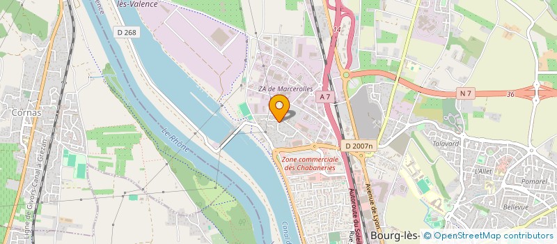 localisation de l'entreprise ASSOCIATION SOLUTION TRAVAUX à BOURG-LES-VALENCE