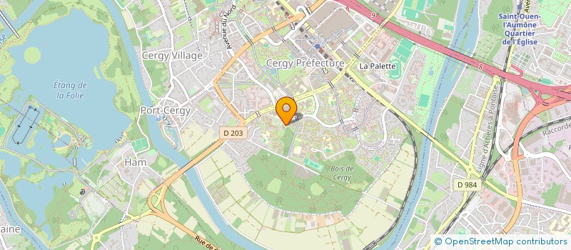 localisation de l'entreprise ASSOCIATION SOLZIN  CERGY