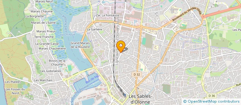 localisation de l'entreprise ASSOCIATION SOMA SECURITE à LES SABLES D'OLONNE