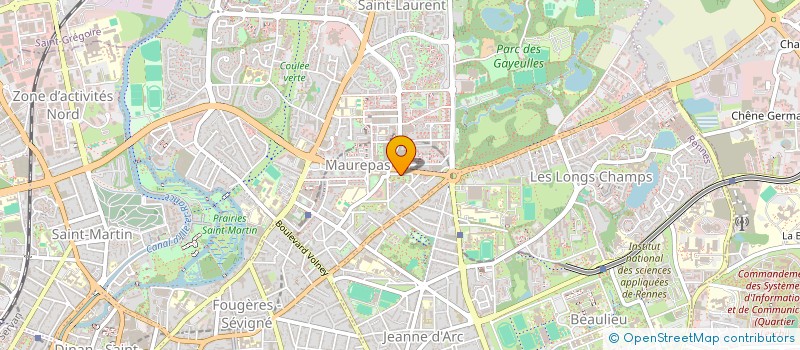 localisation de l'entreprise ASSOCIATION SOMALIE DE BRETAGNE à RENNES