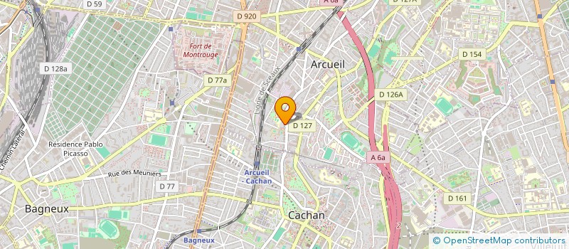 localisation de l'entreprise ASSOCIATION SON ET IMAGE DE GENTILLY à ARCUEIL