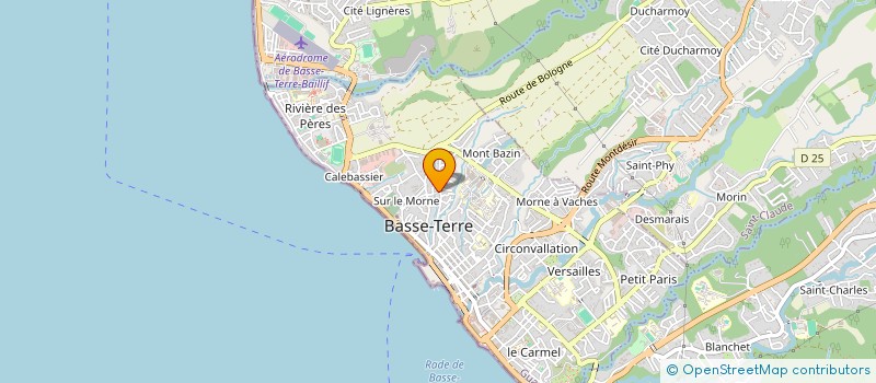 localisation de l'entreprise ASSOCIATION SON KREOL à BASSE-TERRE
