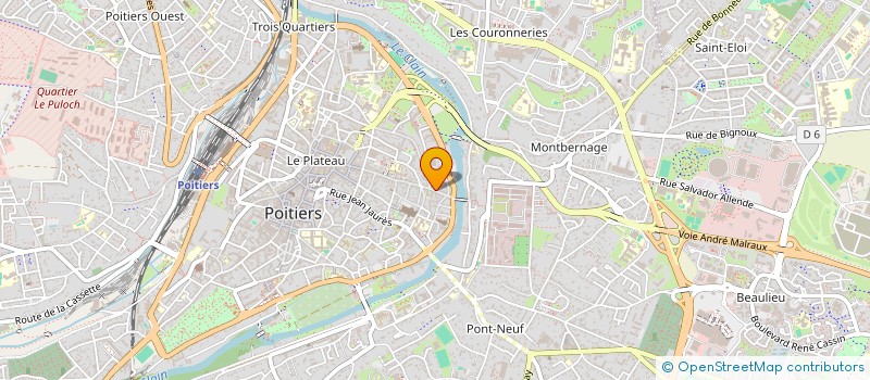 localisation de l'entreprise ASSOCIATION SON SYSTEMES ARTISTE à POITIERS