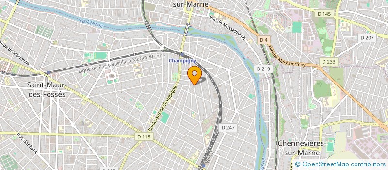 localisation de l'entreprise ASSOCIATION SONANS à SAINT-MAUR-DES-FOSSES