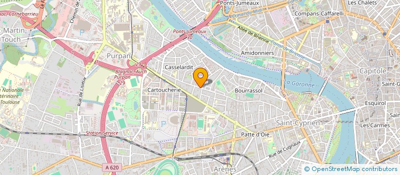 localisation de l'entreprise ASSOCIATION SONARE à TOULOUSE