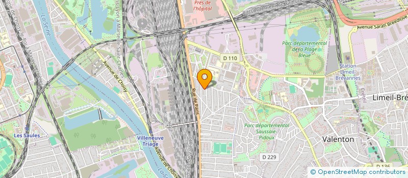 localisation de l'entreprise ASSOCIATION SONG LONG VILLENEUVE SAINT GEORGES  VILLENEUVE-SAINT-GEORGES