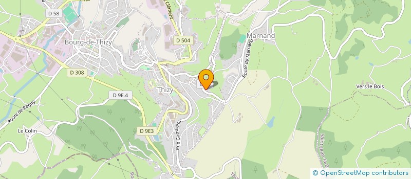localisation de l'entreprise ASSOCIATION SONNENSCHEIN LE RAYON DE SOLEIL à THIZY LES BOURGS