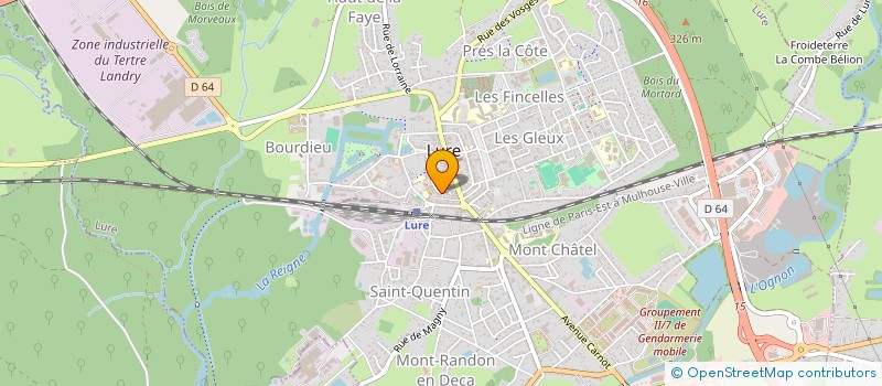 localisation de l'entreprise ASSOCIATION SONO SHOW  LURE