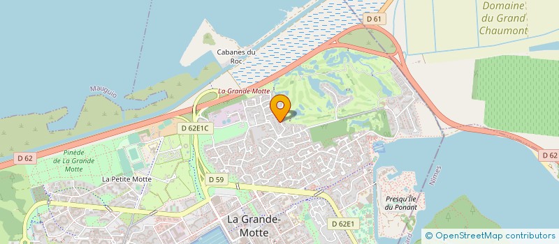 localisation de l'entreprise ASSOCIATION SOPHREN  LA GRANDE-MOTTE