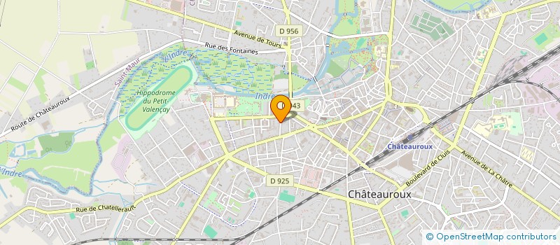 localisation de l'entreprise ASSOCIATION SOPHROART à CHATEAUROUX