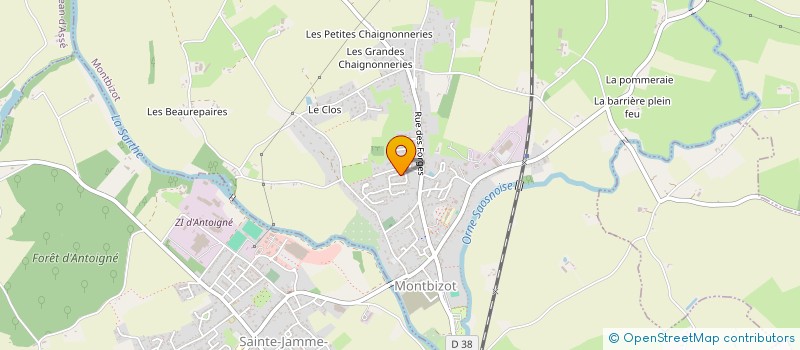 localisation de l'entreprise ASSOCIATION SOS EMPLOI à SAINTE-JAMME-SUR-SARTHE