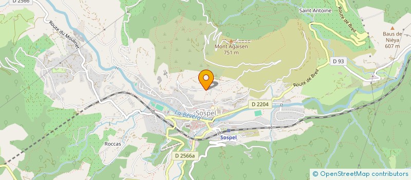 localisation de l'entreprise ASSOCIATION SOSPEL BIO  SOSPEL