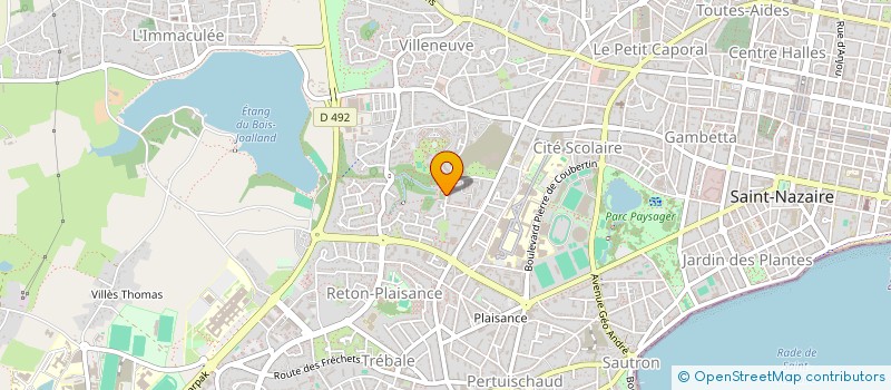 localisation de l'entreprise ASSOCIATION SOUDANAISE DE SAINT NAZAIRE  SAINT-NAZAIRE