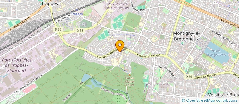 localisation de l'entreprise ASSOCIATION SOUDJA à MONTIGNY-LE-BRETONNEUX