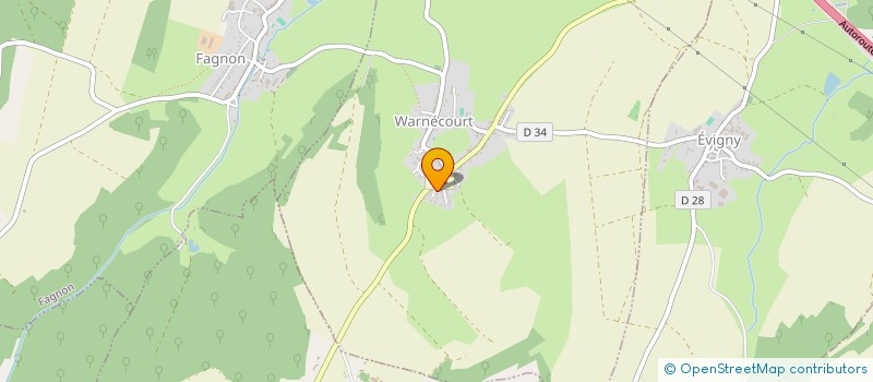 localisation de l'entreprise ASSOCIATION SOUPES ET CULTURE  WARNECOURT