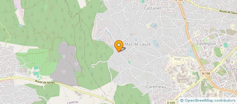 localisation de l'entreprise ASSOCIATION  SOURCE DE L AVENTURE  NIMES